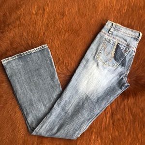 Citizens Of Humanity lowwaist flair stretch jeans